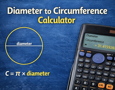 Diameter to circumference calculator