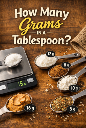 How many grams in a tablespoon