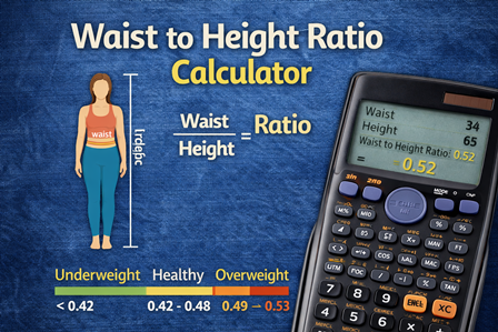 Waist to height ratio calculator