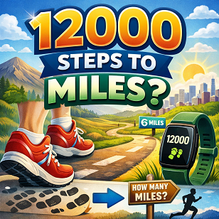 12000 steps to miles