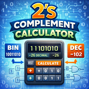 2’s complement calculator