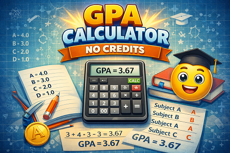 GPA calculator no credits
