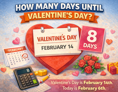 How many days until valentine’s day