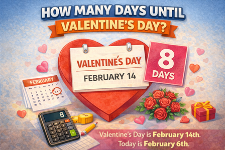 How many days until valentine’s day