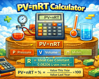 PV=nrt calculator