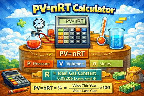 PV=nrt calculator