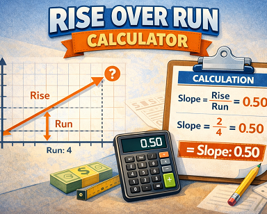 Rise over run calculator