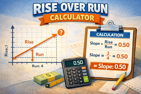 Rise over run calculator