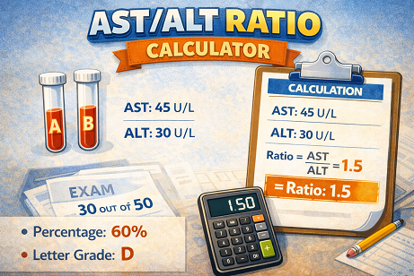ast/alt ratio calculator