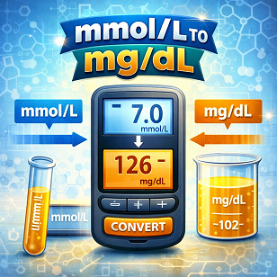 mmol/l to mg/dl