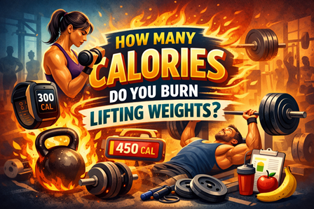 How many calories do you burn lifting weights