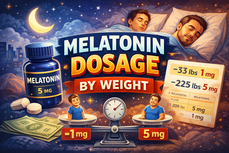 Melatonin dosage by weight
