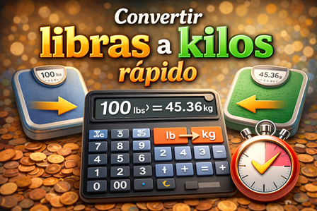 Convertir libras a kilos rápido
