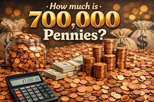 How much is 700 000 pennies