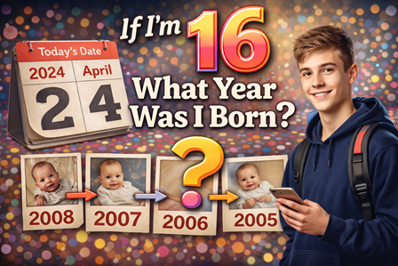 If im 16 what year was i born