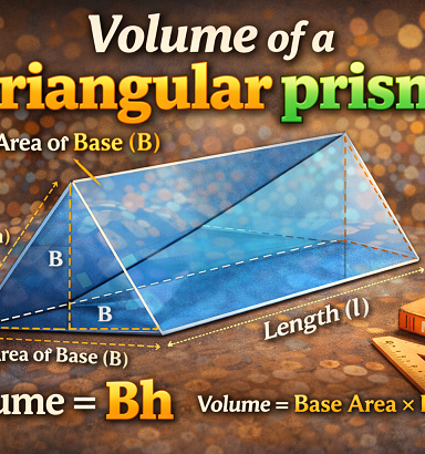 Volume of a triangular prism
